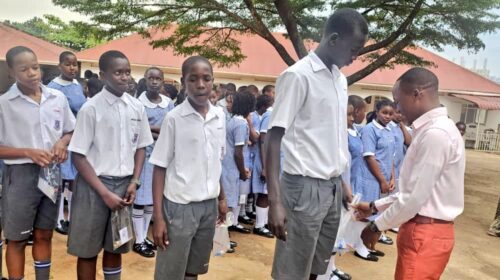 Four arrested in Kabalagala for helping pupils cheat in PLE 2025. UNEB and police investigating.