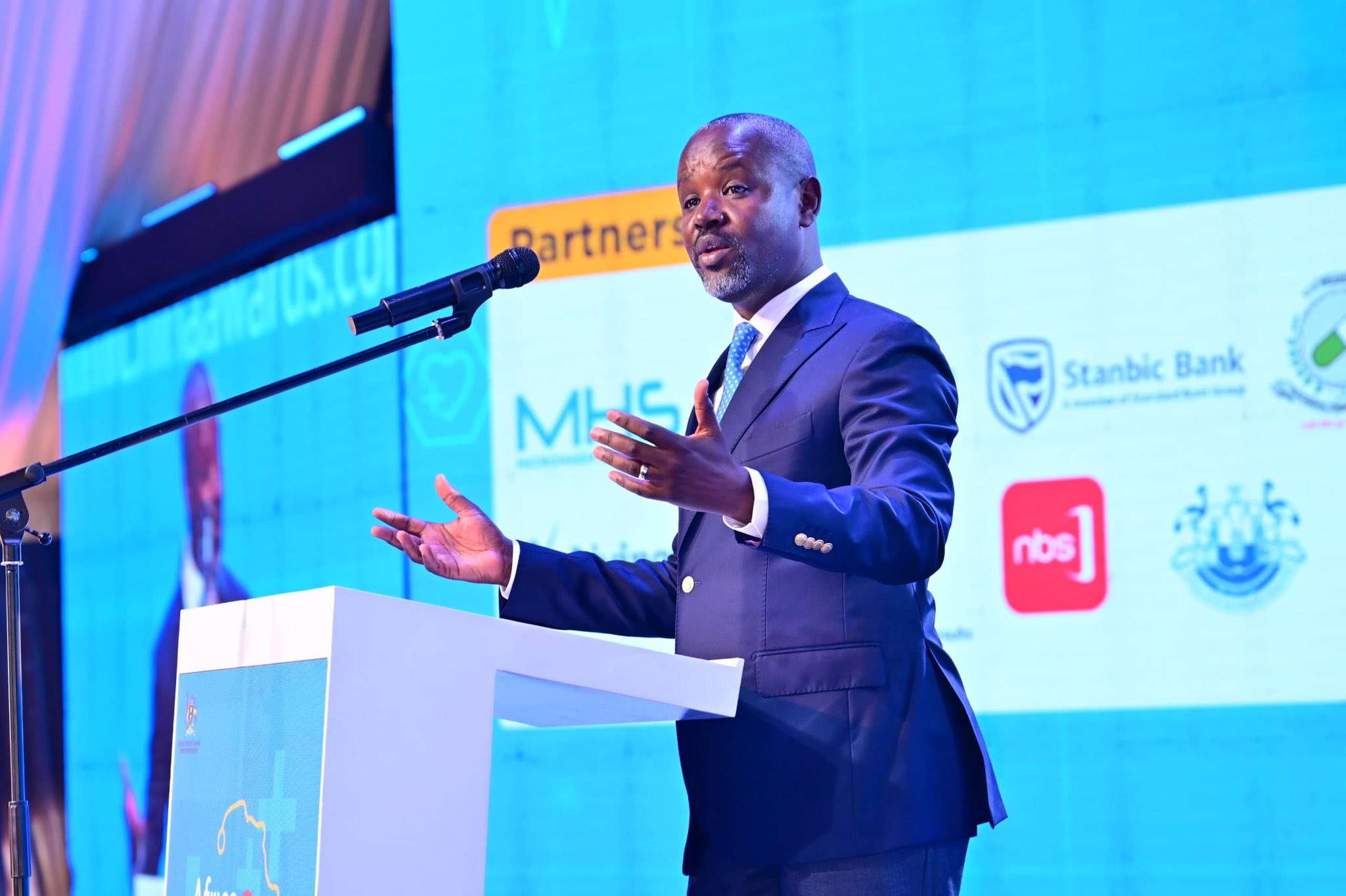 Tayebwa Calls for a Self-Sufficient Health Sector in Africa at the Africa Health Summit